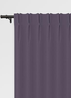 Miyotte gordijn - Purple met Dubbele plooi