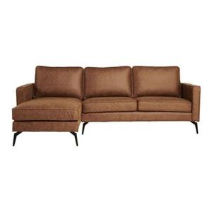 by fonQ Milan Chaise Longue 3-zitsbank - Links / Rechts - Microleder - Cognac