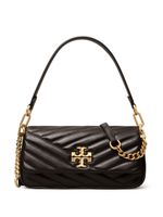 Tory Burch petit sac porté épaule Kira Chevron Flap - Noir - thumbnail