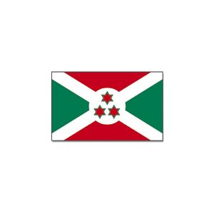 Gevelvlag/vlaggenmast vlag Burundi 90 x 150 cm   -