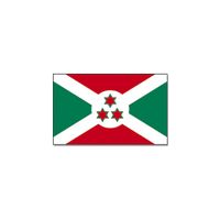 Gevelvlag/vlaggenmast vlag Burundi 90 x 150 cm   -