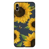 Sunflower and bees: iPhone XS Max Tough Case