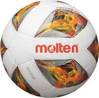 Molten Voetbal S-light wit oranje zilver 290gr F5A3129-O