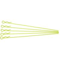 XCeed 1:10 Bodyklemmen Geel (fluorescerend) 1 stuk(s)