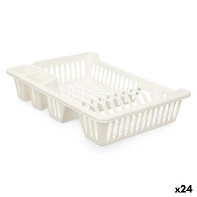Afdruiprek voor Keukengootsteen Kinvara YMA04 1098 01 YMA04 1098 01 Wit 40 x 8 x 29,5 cm (24 Stuks)