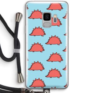 Dinosawrr: Samsung Galaxy S9 Transparant Hoesje met koord