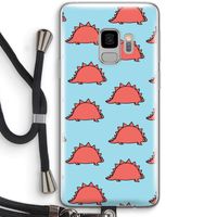 Dinosawrr: Samsung Galaxy S9 Transparant Hoesje met koord