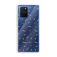Hipster stripes: Samsung Galaxy Note 10 Lite Transparant Hoesje