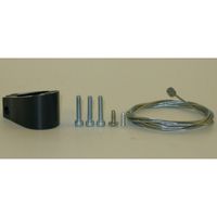 Xootr black aluminum handlebar clamp kit