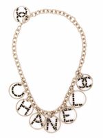 CHANEL Pre-Owned collier à breloques logo (2019) - Or - thumbnail