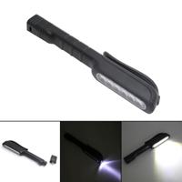 3W multifunctionele LED Torch Light pen clip zaklamp werk handige zaklamp (zwart)