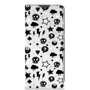 Mobiel BookCase OnePlus 10 Pro Silver Punk