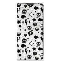 Mobiel BookCase OnePlus 10 Pro Silver Punk - thumbnail