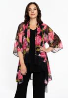 Yoek Vest met franjes | Roze | Maat 38/40