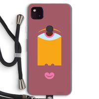 Mono V: Pixel 4a 5G Transparant Hoesje met koord