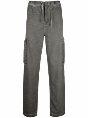 Helmut Lang pantalon de jogging à poches cargo - Vert