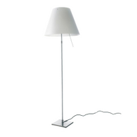 Luceplan Costanza Vloerlamp - Alu - Wit