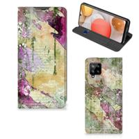 Bookcase Samsung Galaxy A42 Letter Painting