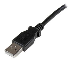 StarTech.com 1 m USB 2.0 A naar linkshoekige B-kabel M/M