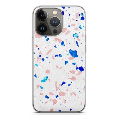 Terrazzo N°6: iPhone 13 Pro Transparant Hoesje