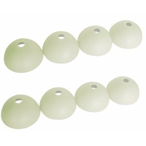 8x Glow in the dark tentharing beschermkapjes