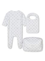 Givenchy Kids trousseau de naissance en coton à pois - Blanc - thumbnail