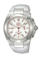 Horlogeband Seiko SRW891P1.7T11-0BC0 Leder Wit 12mm
