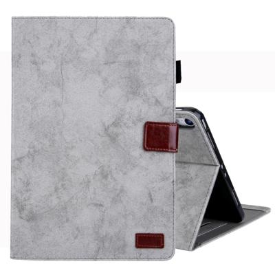 Voor iPad Pro 11 inch (2018) Business stijl horizontale Flip lederen draagtas met houder & kaartsleuf & fotolijstjes & slaap/Wake-up functie (grijs)