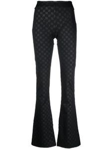 MISBHV pantalon slim à coupe évasée - Noir