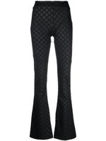 MISBHV pantalon slim à coupe évasée - Noir