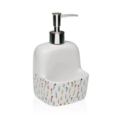 Zeepdispenser Versa Blume Keramisch 9,4 x 17,8 x 10,5 cm
