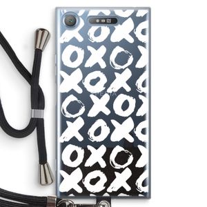 XOXO: Sony Xperia XZ1 Transparant Hoesje met koord