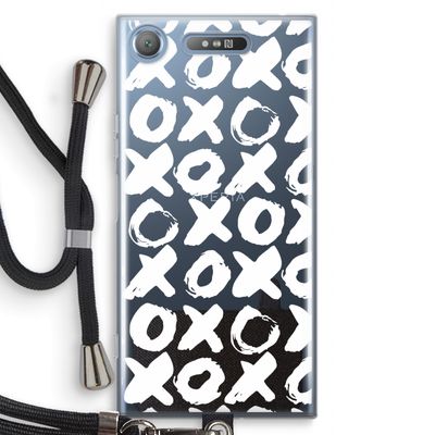 XOXO: Sony Xperia XZ1 Transparant Hoesje met koord