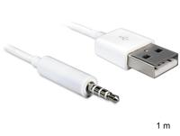 DeLOCK USB-A naar 3.5mm Jack (Data/Stroom/Lightning) voor iPod Shuffle