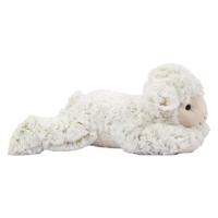 Pia Toys Knuffeldier Schaap/lammetje - pluche - wit - 37 cm
