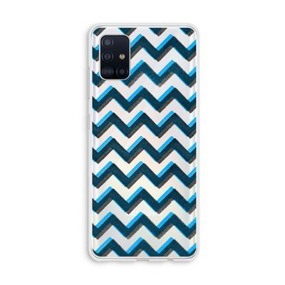 Onderbroken lijn: Galaxy A51 4G Transparant Hoesje