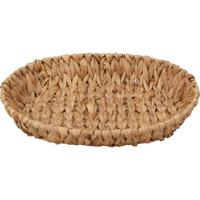 H&amp;S Collection Broodmand - gevlochten riet - naturel - 35 x 28 x 6 cm   -