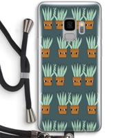 Sansevieria: Samsung Galaxy S9 Transparant Hoesje met koord