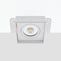 Bella Ondiepe LED inbouw 40mm trimless spot kantelbaar 5Watt vierkant WIT IP65 dimbaar - interne driver Bella Ondiepe LED inbouw 40mm trimless spot kantelbaar 5Watt vierkant WIT IP65 dimbaar - interne driver