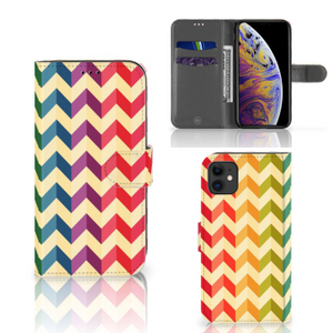 Apple iPhone 11 Telefoon Hoesje Zigzag Multi Color