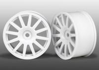 Traxxas - Wheels, 12-Spoke (White) (2) Wheels, 12-Sp, TRX-7571 (TRX-7571) - thumbnail