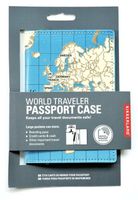 Paspoorthoesje World Traveller Passport Case - paspoorthoes | Kikkerland