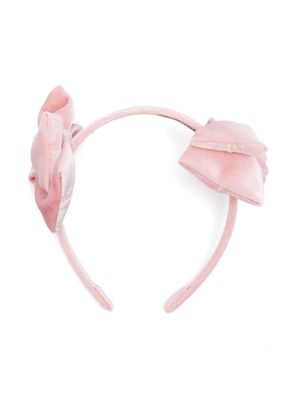 Monnalisa bandeau à détail de nœud - Rose