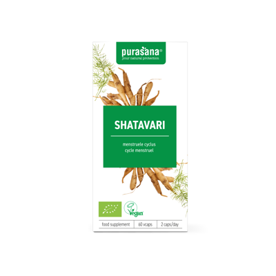 Purasana Supplementen Shatavari 250mg 60Capsules
