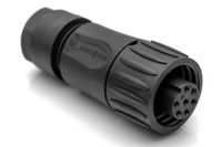 Amphenol C016 30D006 110 12 Ronde connector Koppeling, recht Totaal aantal polen: 6 + PE Serie (ronde connectors): C016 1 stuk(s)