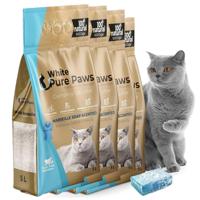 White pure paws kattenbakvulling bentoniet - Geparfumeerd - 20L