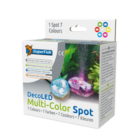 Superfish Deco Led Spot voor Aquarium - 7 Kleuren & 9 Lichteffecten, Geschikt voor Zoet- & Zoutwater