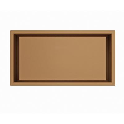 Fortifura Galeria Inbouwnis - 30x60x7cm - Geborsteld Geborsteld koper PVD (Koper)