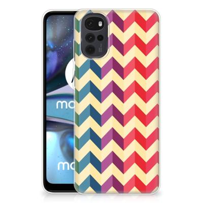 Motorola Moto G22 | TPU bumper | Zigzag Multi Color Motorola Moto G22 | TPU bumper | Zigzag Multi Color