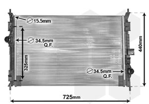 Van Wezel Radiateur 40002386